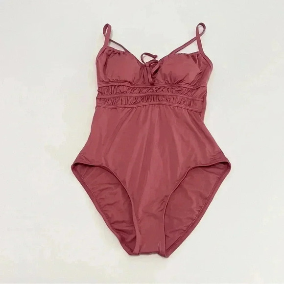 NWT Kona Sol Peasant Top Swim - Picture 7 of 11